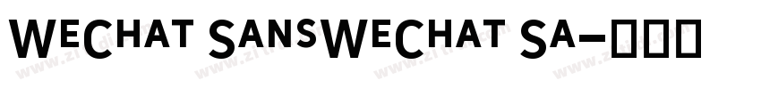 WeChat SansWeChat Sa字体转换